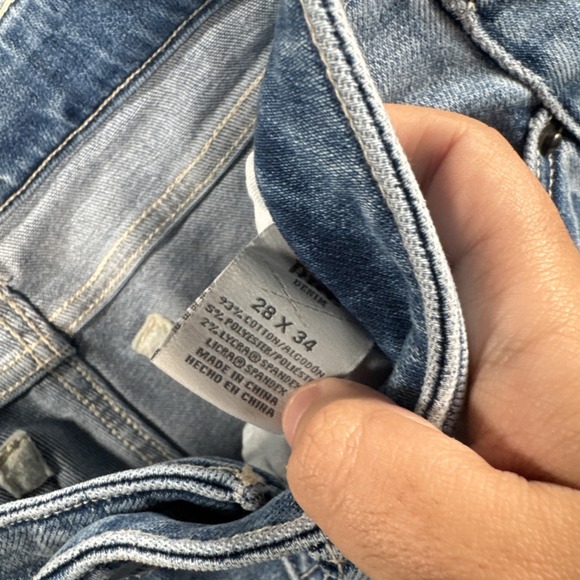 BKE Stella Jeans Womens 28L 28x34 Medium Wash Bootcut Slim Fit Low Rise Stretch - Picture 6 of 8